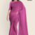 Magenta Solid Handloom Cotton Saree DC3386
