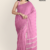 Solid Pink Handloom Cotton Saree DC3404