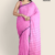 Bright Pink Handloom Cotton Saree DC3412