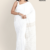 White Handloom Cotton Saree DC3428