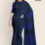 Deep Navy Indigo Handloom Cotton Saree DC5062