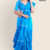 Bright Blue Handloom Silk Saree JS3300