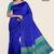 Blue Handloom Silk Saree JS3336