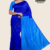 Royal Blue Handloom silk saree JS3337