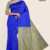 Royal Blue Handloom Silk Saree JS3338
