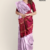 Pinkish Lavender Handloom Silk Saree JS3356
