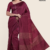 Maroon Handloom Silk Saree JS3357