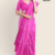 Bright Pink Handloom Silk Saree JS3383