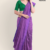 Purple Handloom Silk Saree JS3413