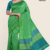 Green Handloom Silk Saree JS3415