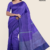 Deep Purple Handloom Silk Saree JS3419