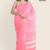 Bright Pink Handloom Cotton Saree U6651