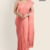 Dark Peach Handloom Cotton Saree U6661