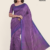 violet Handloom Silk Saree JS3418