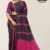 Brown Magenta Handloom Premium Jacquard Cotton Saree CP2185