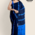 Navy Blue Handloom  Premium Jacquard Cotton Saree CP2187