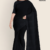 Black Handloom Cotton Saree DC3330