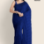 Royal Blue Handloom Cotton Saree DC3334
