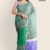 Green Handloom Cotton Saree DC3430