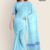 Light Blue Handloom Cotton Saree DC3432