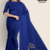 Royal Blue Handloom Embroidery Cotton Saree EMC2030