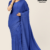 Regal Royal Blue Handloom Embroidery Cotton Saree EMC2040