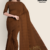 Brown Handloom Embroidery Cotton Saree EMC2042