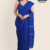 Royal Blue Handloom Cotton Saree FC1024