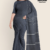 Charcoal Grey Handloom Cotton Saree FC1027
