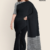 Black Handloom Cotton Saree FC1056