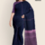 Navy Blue Handloom Cotton Saree FC1074