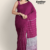Magenta Handloom Cotton Saree FC1118