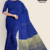 Royal Blue Handloom Cotton Saree FC1127
