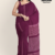 Deep Plum Purple Handloom Cotton Saree FC1142