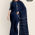 Navy Blue Handloom Cotton Saree FC1222