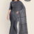 Charcoal Gray Handloom Cotton Saree FC1443