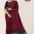 Maroon Handloom Cotton Saree FC2266
