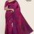 Plum Magenta Handloom Silk Saree JS3417