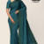 Teal Handloom Silk Saree JS3425