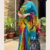Multicolor Bandhani Batik Saree BP2035