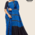 Blue Handloom Premium Jacquard Cotton Saree CP2219