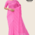 Bright Pink Handloom Embroidery Cotton Saree EMC2051