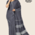 Charcoal Gray Handloom Cotton Saree FC1011