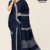 Navy Blue Handloom Cotton Saree FC1108