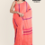 Peach Coral Handloom Cotton Saree FC1242