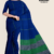Royal Blue Handloom Cotton Saree FC1306