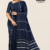 Navy Blue Handloom Cotton Saree FC1398