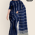 Navy Blue Handloom Cotton Saree FC1434