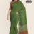 Olive Green Handloom Cotton Saree FC1473