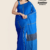 Cobalt Blue Handloom Cotton Saree FC1577